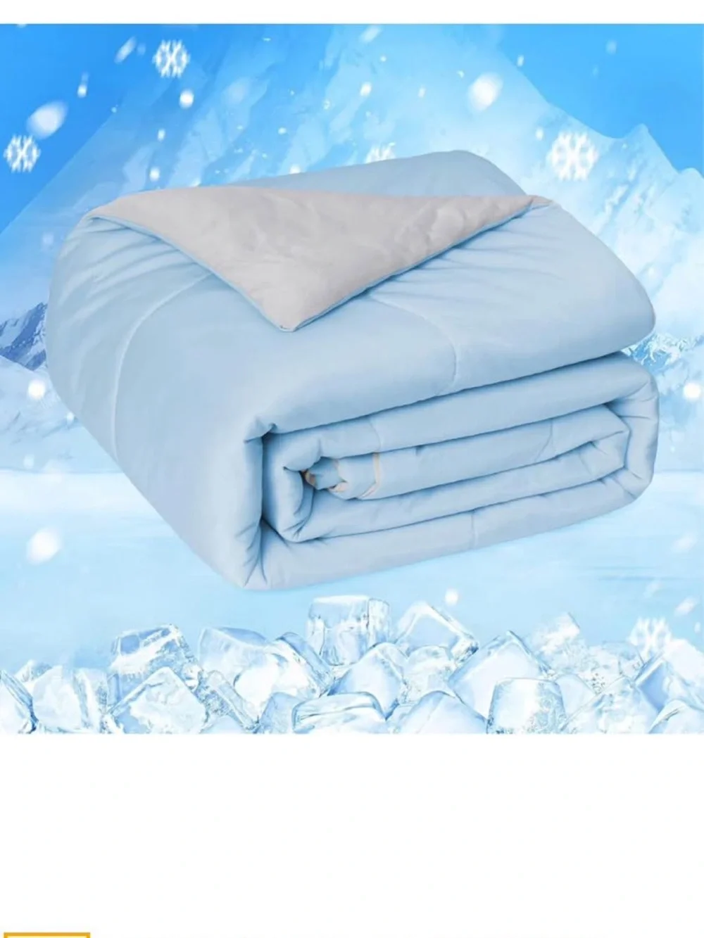 HOMFINE Cooling Comforter for Hot Sleepers King/Cal King, Blue 108